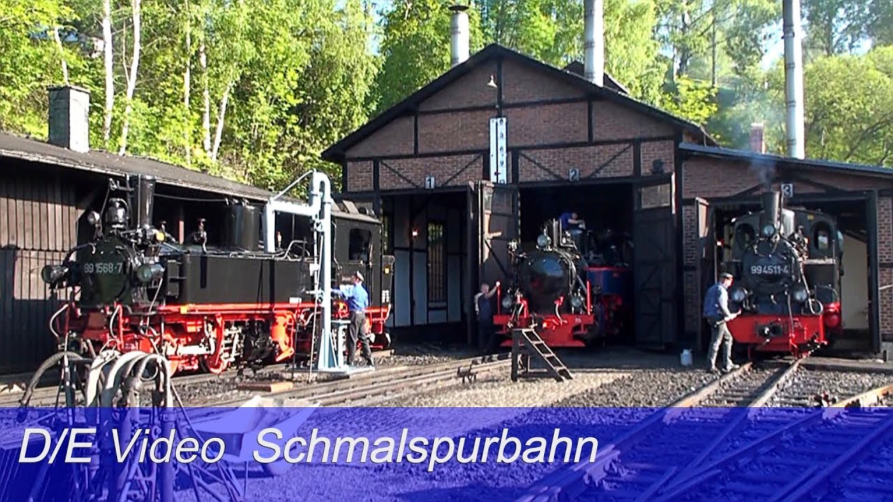 120 Jahre Preßnitztalbahn Teil 1/4 Der Lokschuppen in Jöhstadt