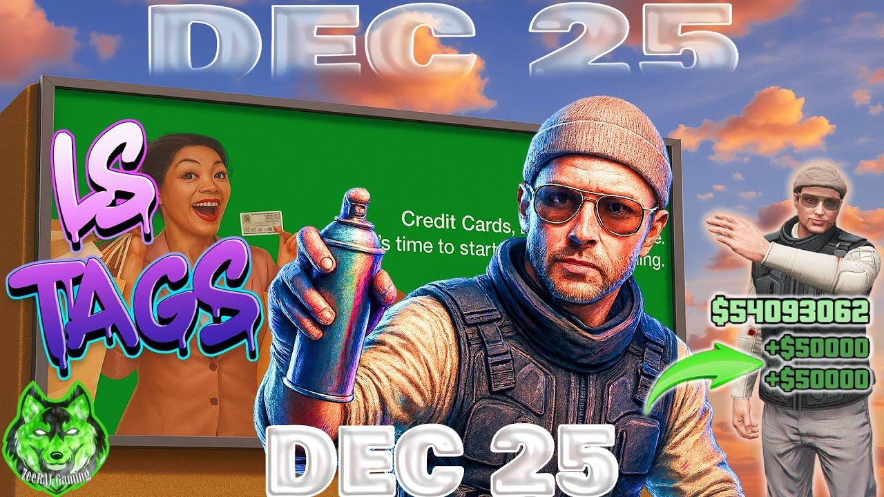 GTA Online LS Tags Location Today December 25 | I Found ALL 5 LS Tags in GTA Online Today!