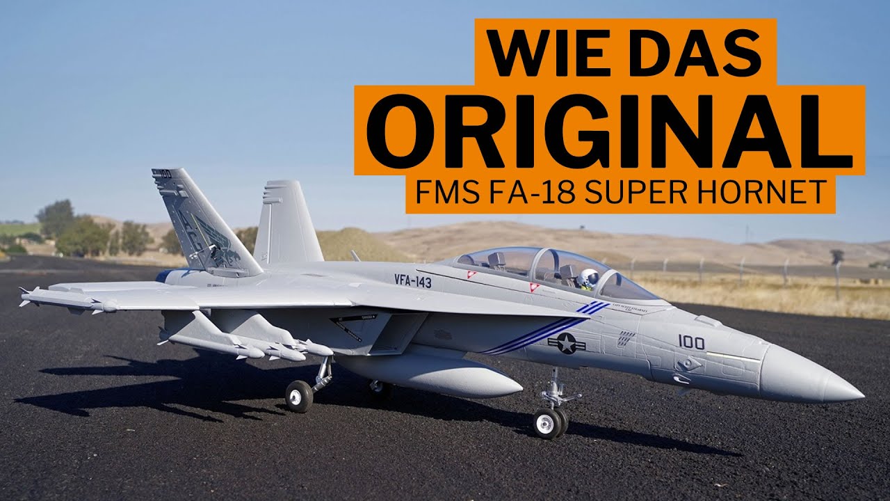 FMS F/A-18 Super Hornet PNP | Scale RC Impeller Jet
