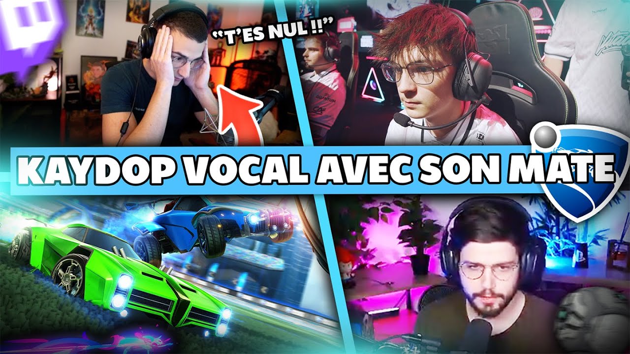 KAYDOP DUO AVEC UN MATE EN VOCAL, ZEN VS YUJIN - Best of Rocket League FR #516 Réactions