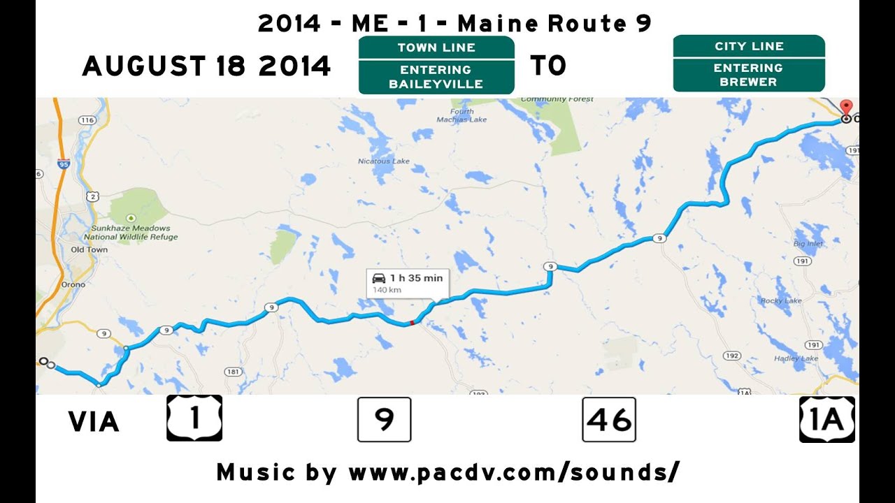 2014 -  ME -  1  -  Maine Route 9