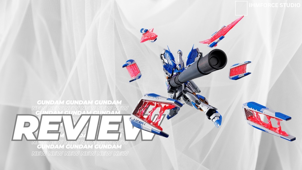 Review RG Hyper Mega Bazooka Launcher for Hi-V Gundam & Fin Funnel Display Set