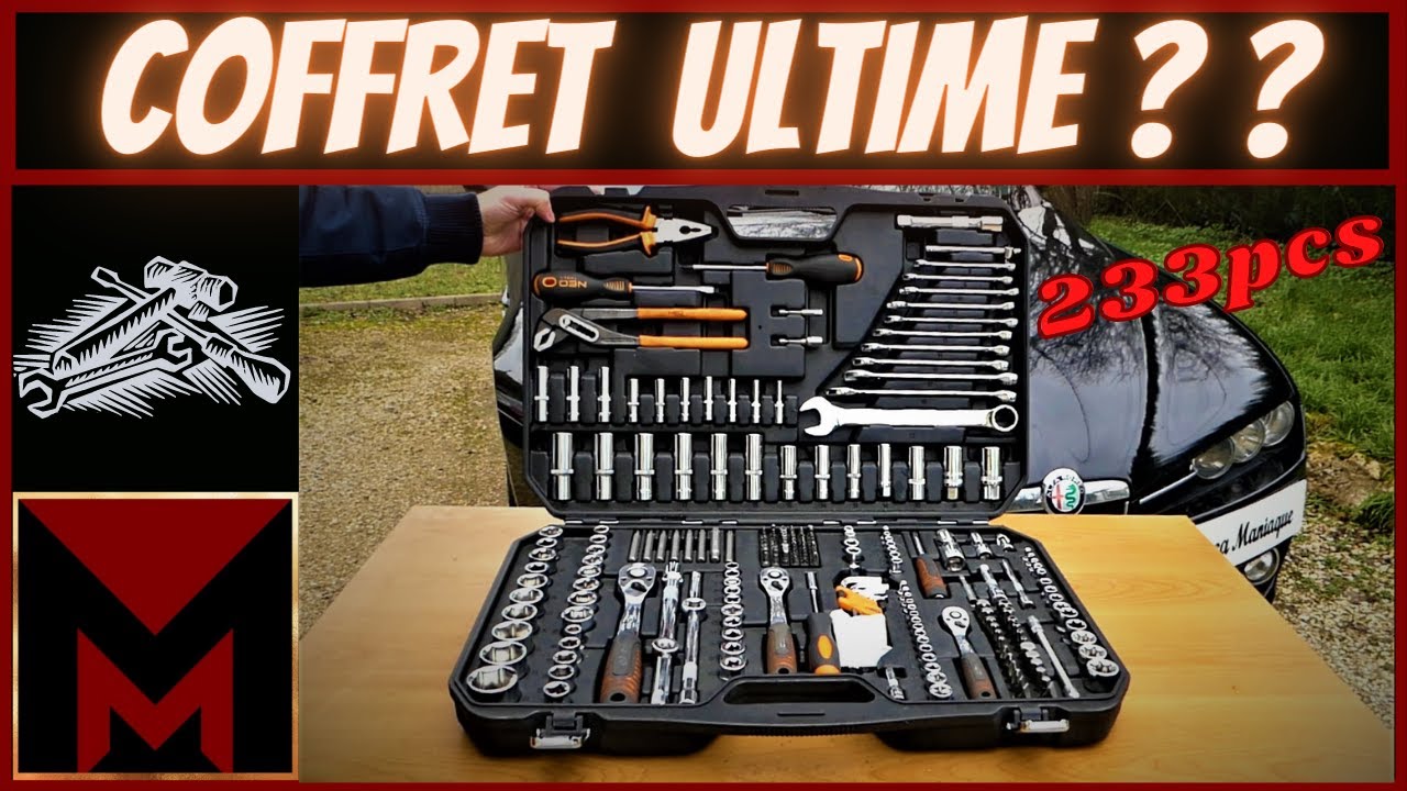 Avis après 2ans 👨🏻‍🔧 Coffret Outils Cliquets Douilles Embouts 🔧 Neo Tools 233 pieces 🔧 Meca Maniaque