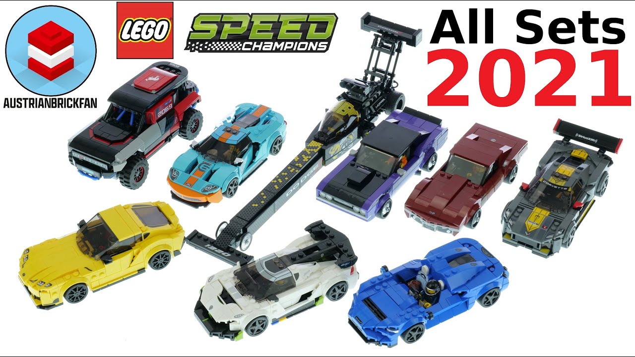 All LEGO Speed Champions 2021 Sets Compilation - Lego Speed Build Review