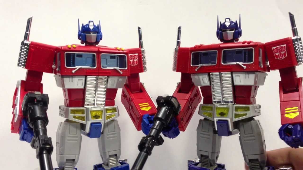 Hasbro Masterpiece Optimus vs. Takara MP-10 Optimus