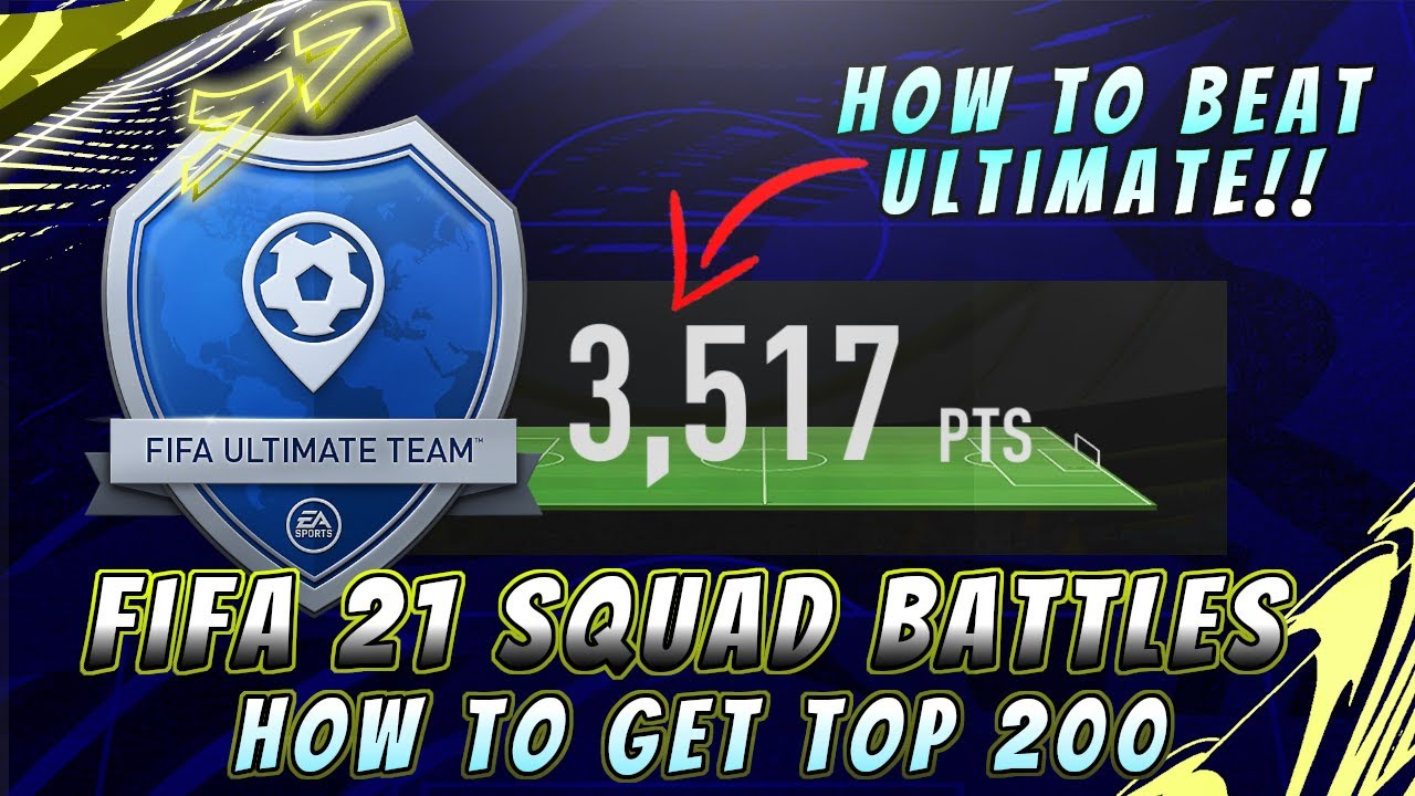 FIFA 21 TOP 200 SQUAD BATTLES GUIDE!! - HOW TO BEAT ULTIMATE AND GET TOP 200!