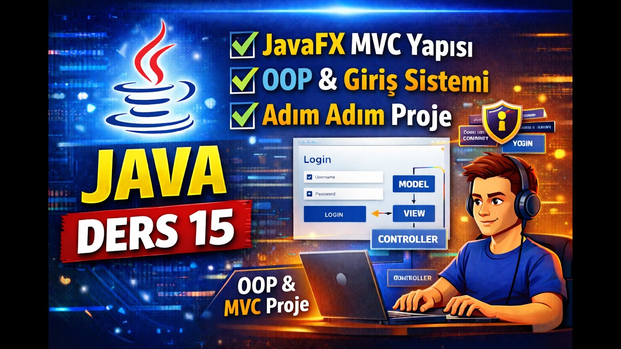 Eclipse de JavaFX OOP ve MVC Kullanarak Basit Bir Login İşlemi Yapıyoruz