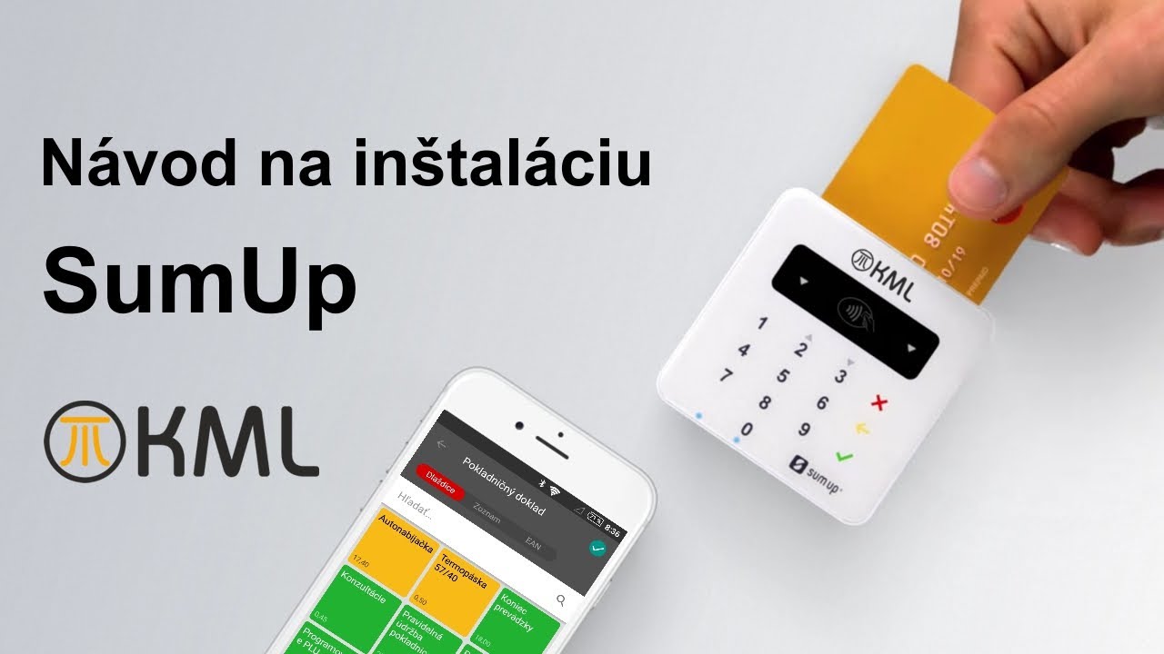 SumUp - návod na inštaláciu
