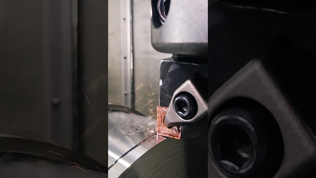 [ T2100Z ] Coated Cermet Grades for Steel Turning #cnc #machine #machining #shorts #automobile