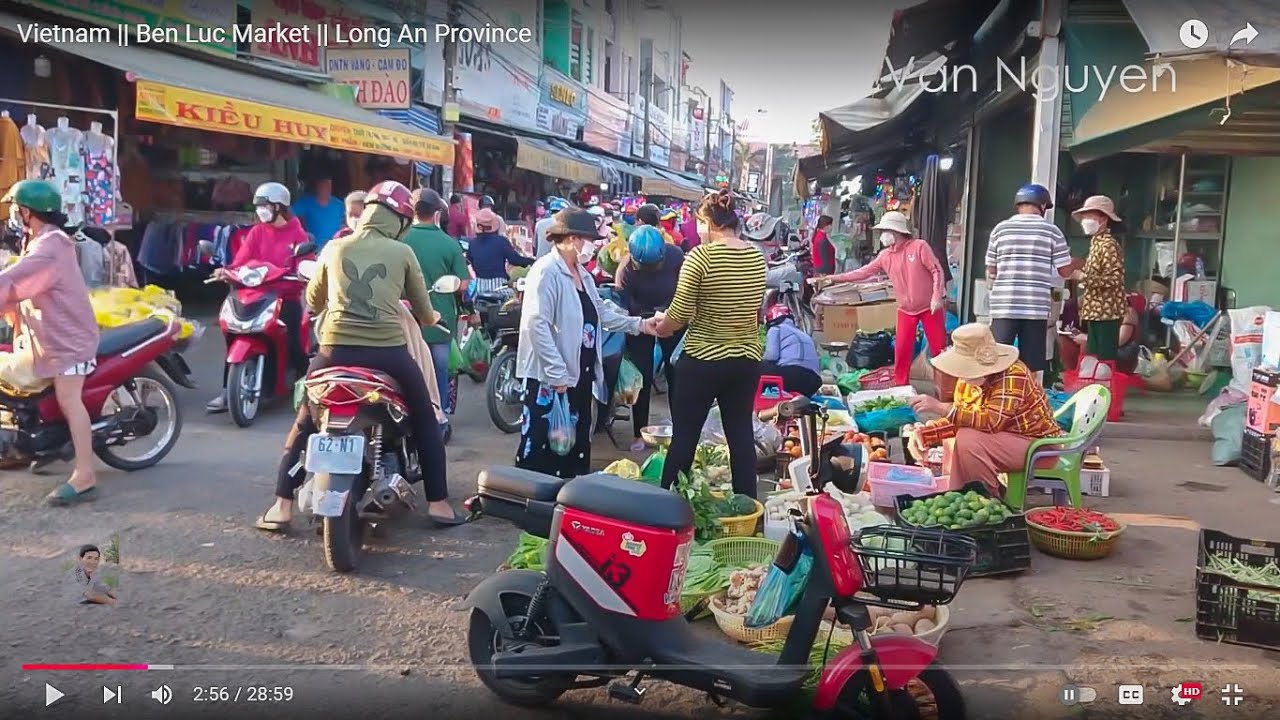 Vietnam || Ben Luc Market on the Lunar New Year 2022 || Long An