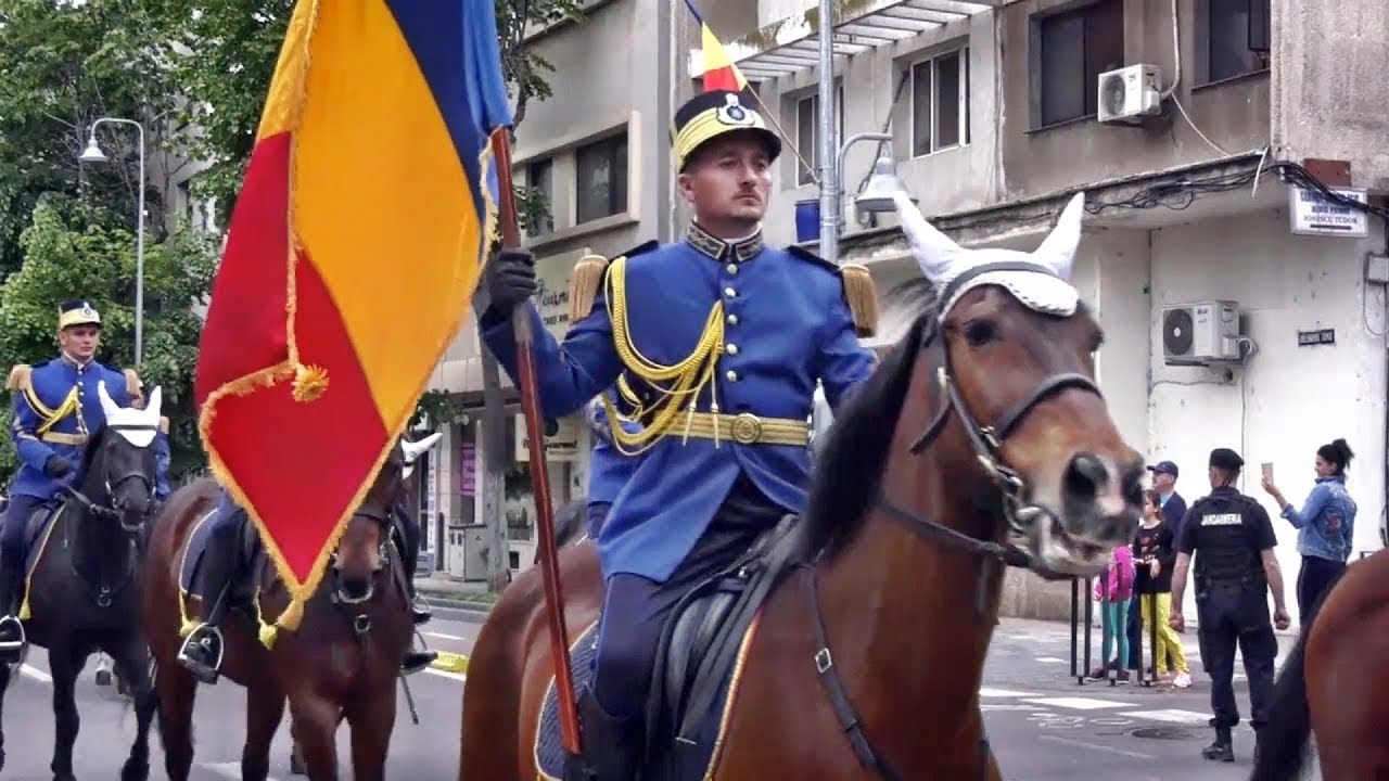 U.S. Army Soldiers March in Romanian Parade
