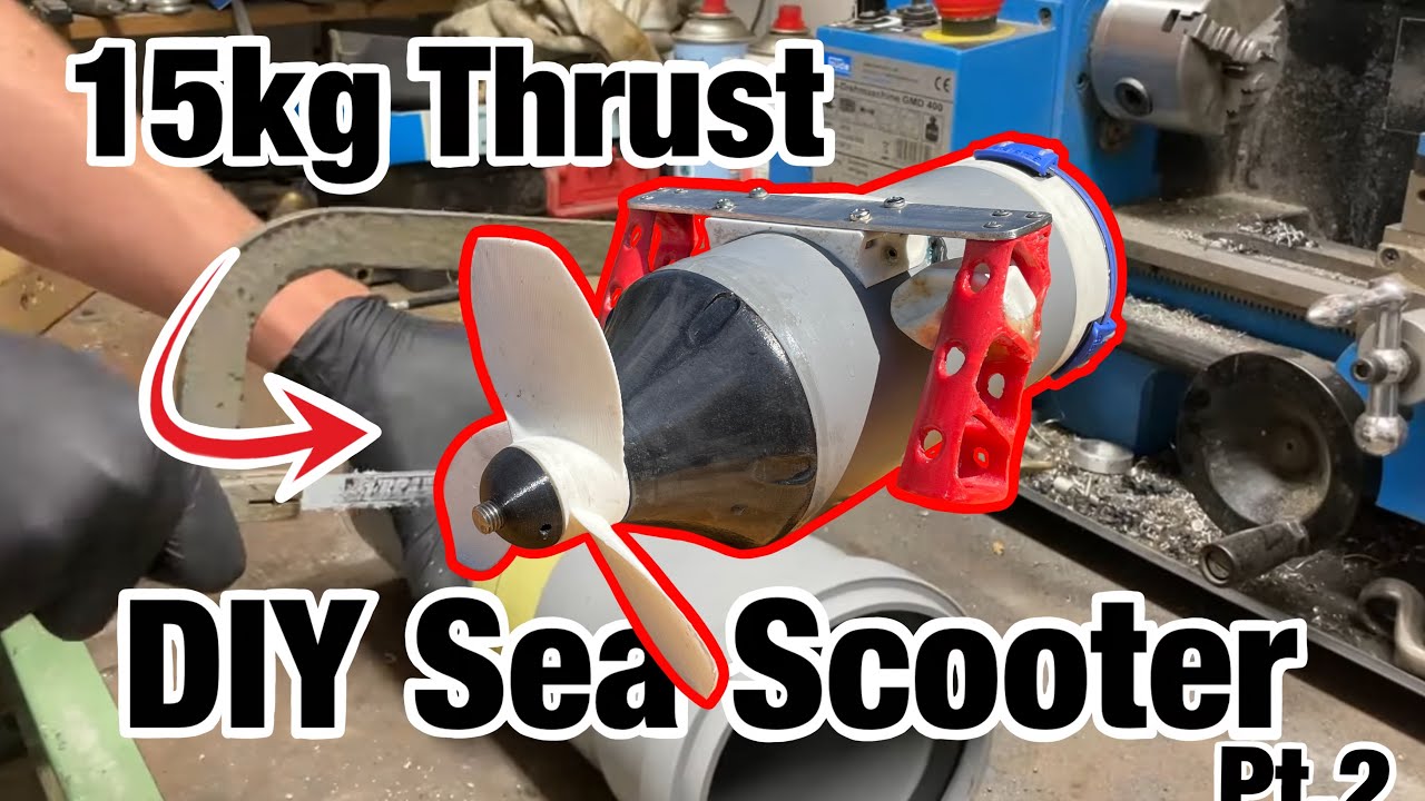 DIY Sea Scooter 3D Printed Build Part 2