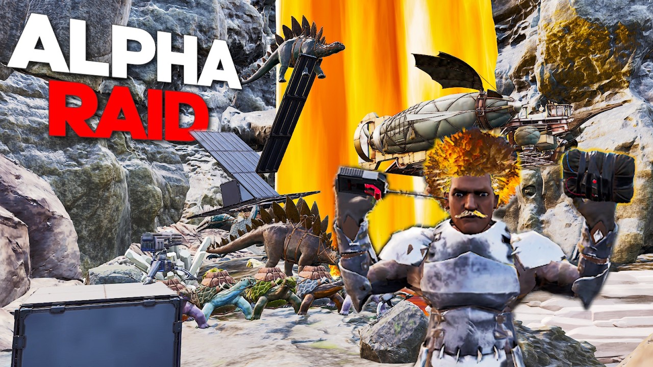 ENCONTRAMOS STEGOS MUTADOS Y RAIDEAMOS LA BASE PERSONAL DE LOS ALPHAS | ARK ASA SMALL TRIBES [8]
