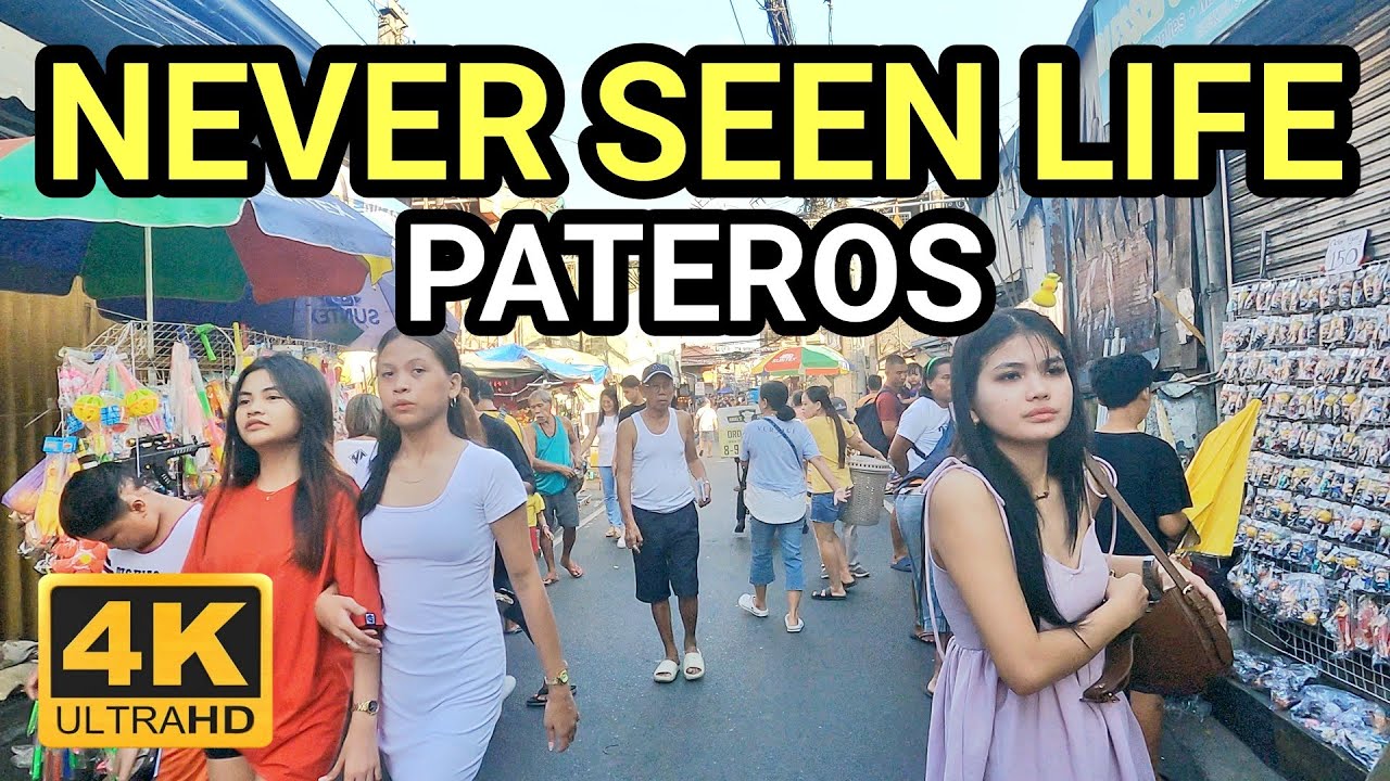 WANDERING THE SMALL TOWN in PATEROS | WALK FIRST TIME in SANTA ANA PATEROS PHILIPPINES [4K] 🇵🇭