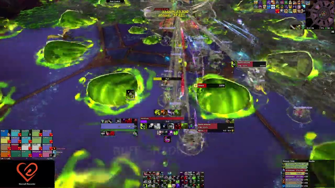 Mythic Queen Ansurek (HoF) - Destruction Warlock POV - Nascent Team 8