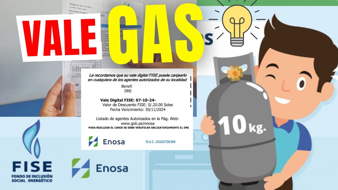 C&oacute;mo Consultar y Ver el Vale de Gas FISE en tu Recibo de Luz ENOSA
