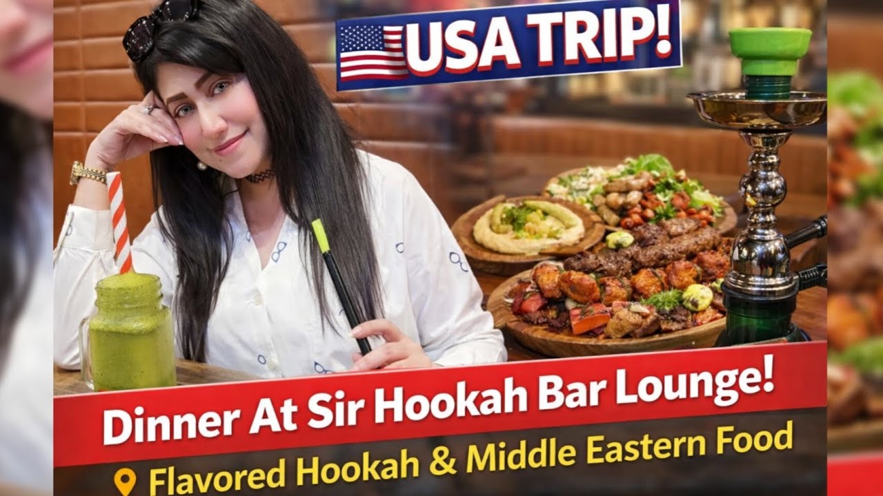 “Relaxing Evening at Sir Hookah Bar Lounge | Tysons VA Food & Hookah Vlog”