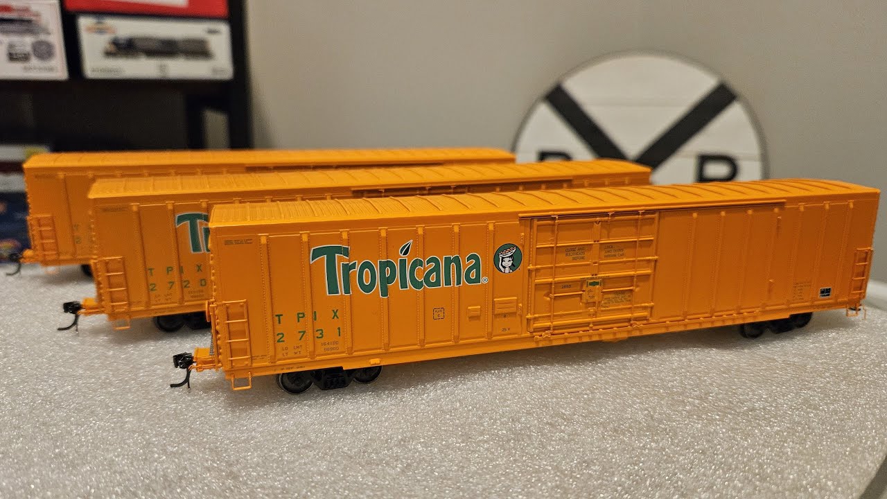 Review: ExactRail Platinum PC&F Beer Car 1991 Tropicana Repaint HO Scale