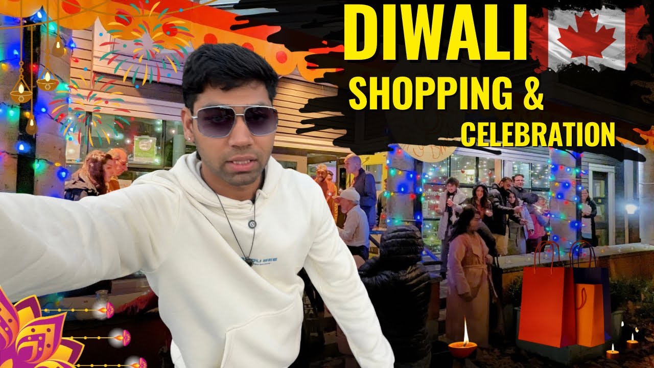 ✨ Diwali Shopping & Celebration in Canada 🇨🇦 | Feeling the Festive | Lights, Family & Love!