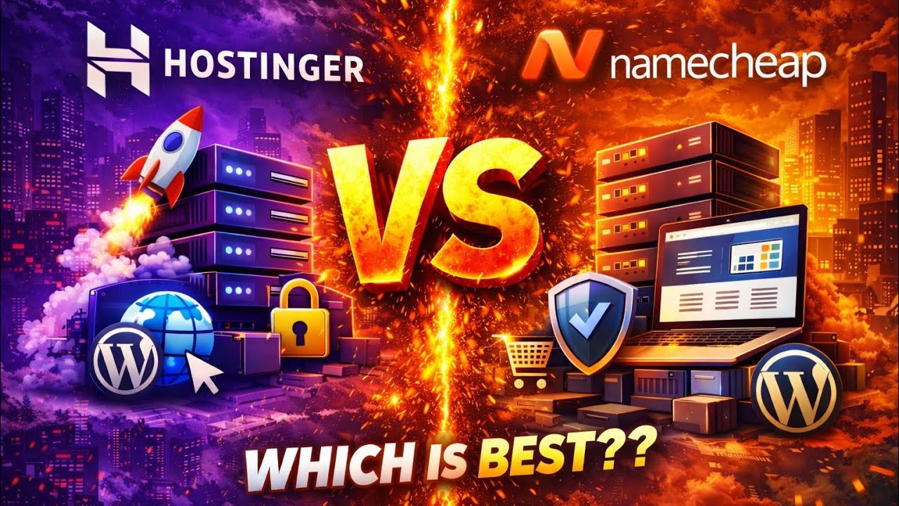 Best Web Hosting &ndash; Hostinger vs Namecheap