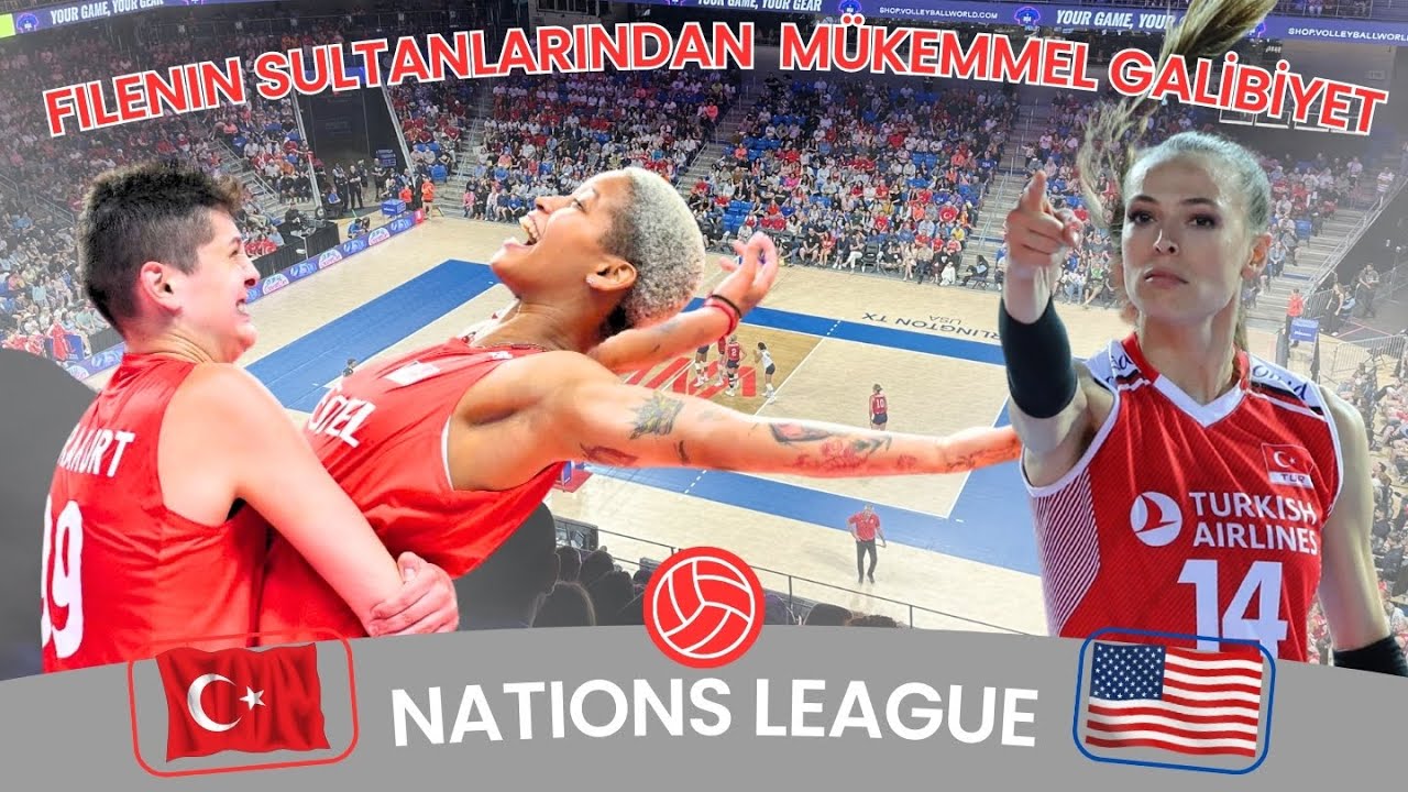 Эпическая волейбольная игра! 🇹🇷 Турция vs США 🏐 | Победа в Лиге Наций 🎉