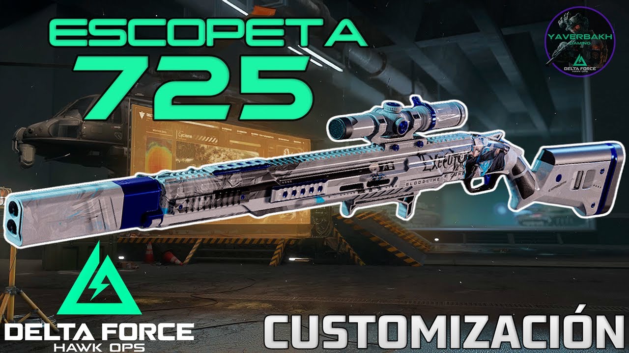 725 | Escopeta de dos cañones en Delta Force | Guía y Customización en Español