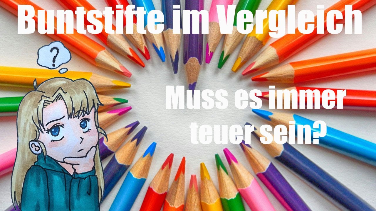 Buntstifte im Vergleich / Muss es immer teuer sein? #buntstifte #castlearts #carandacheluminance