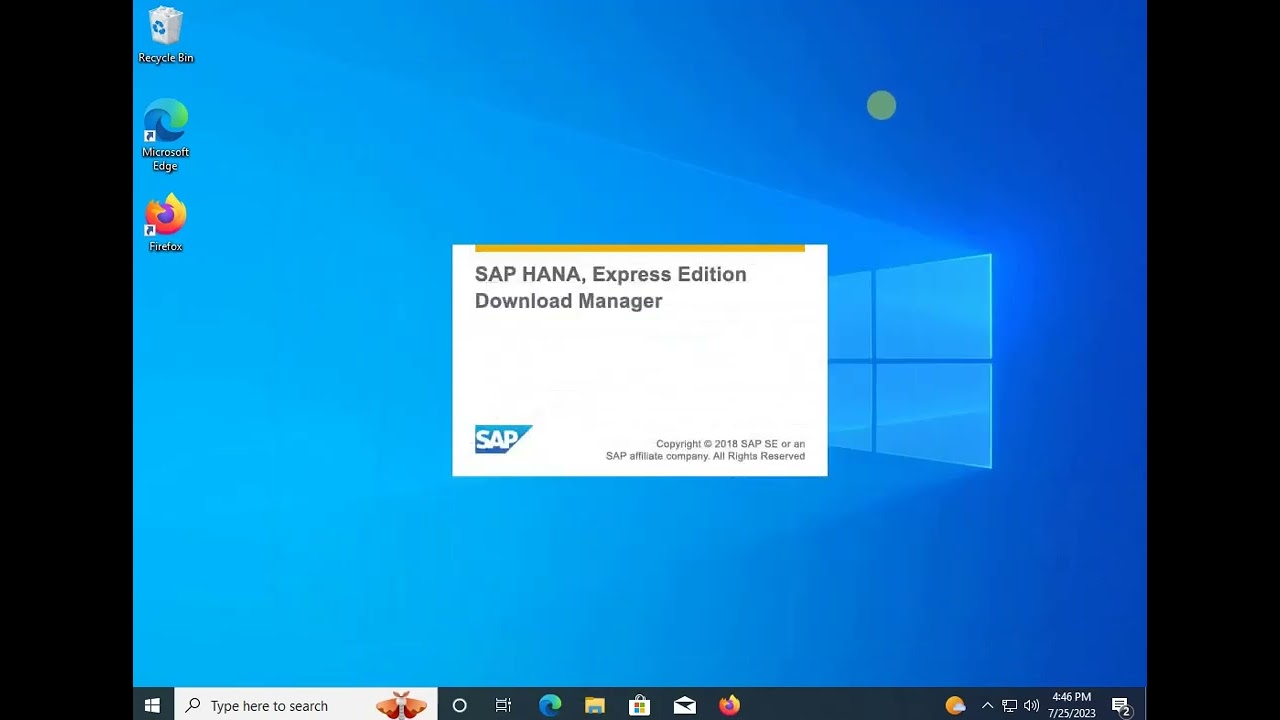 Get the media for Hana Express from SAP