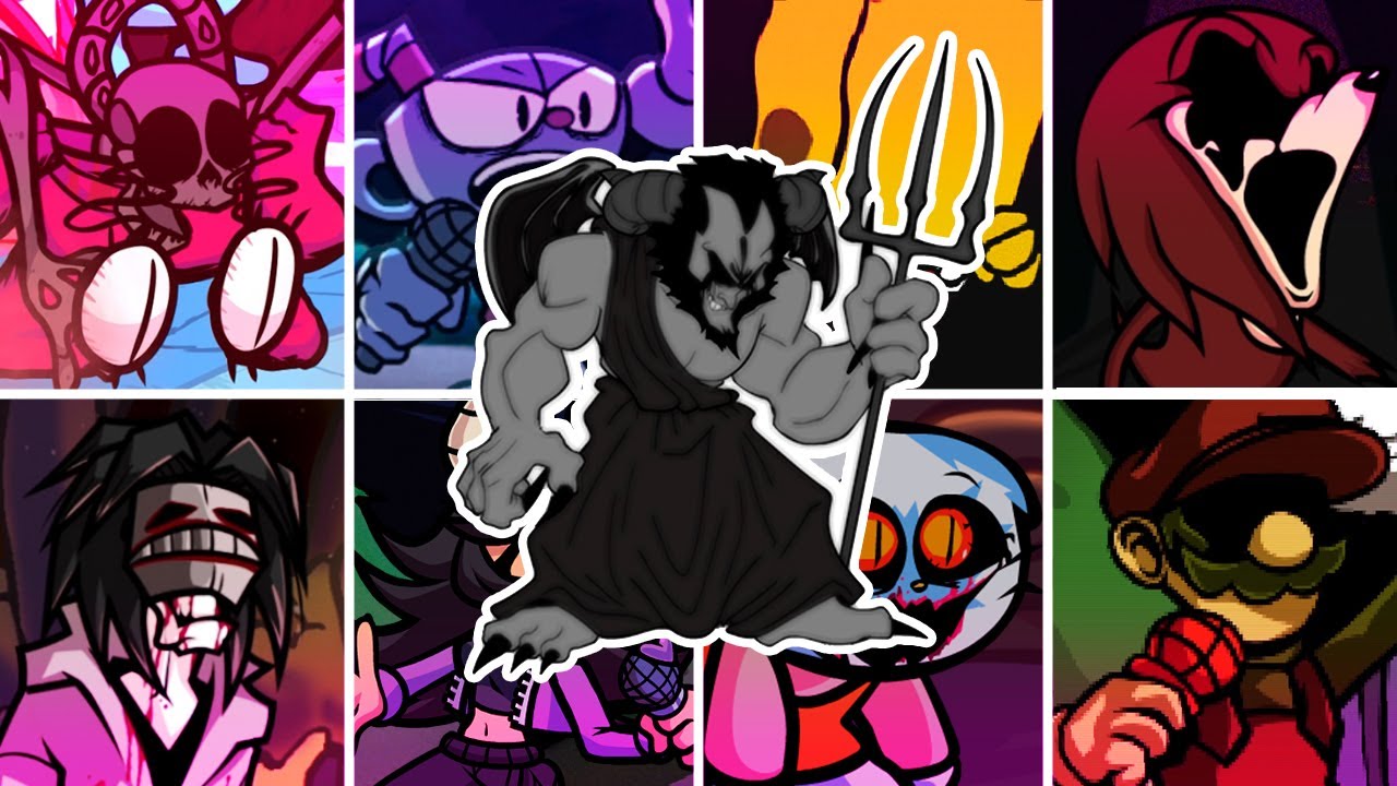 VERSÍCULUS IRATUS but Every Turn a Different Character Sings 🎤 ( FNF VERSÍCULUS IRATUS ) 💜