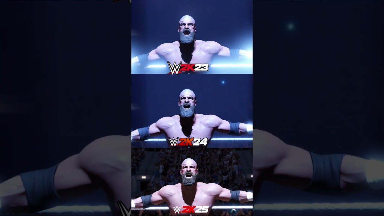 ❌WWE 2K25 VS WWE 2K24 VS WWE 2K23❌ (СРАВНЕНИЕ ГРАФИКИ)