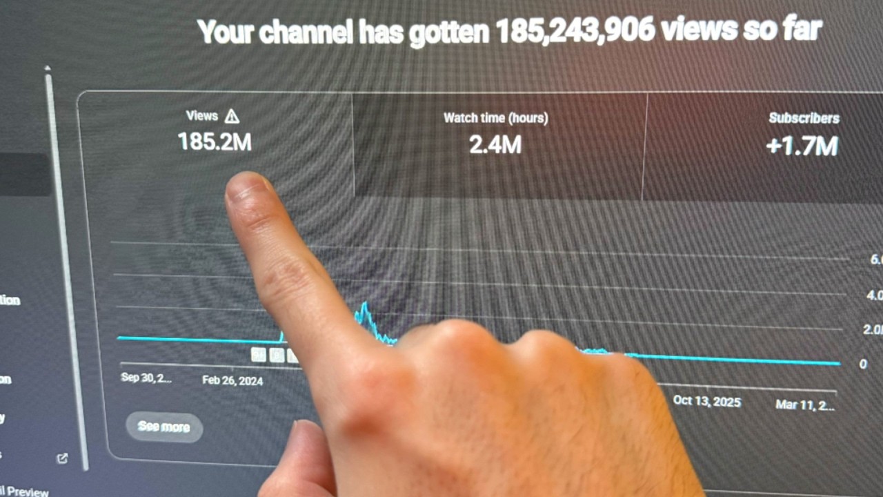 How much YouTube paid me for 185 million views...