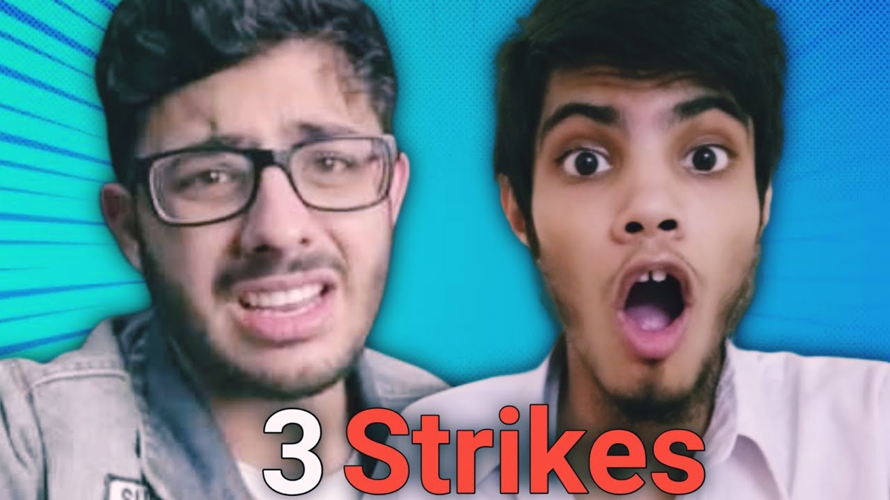 OMG ! 3 Copyright Strikes On @CarryMinati