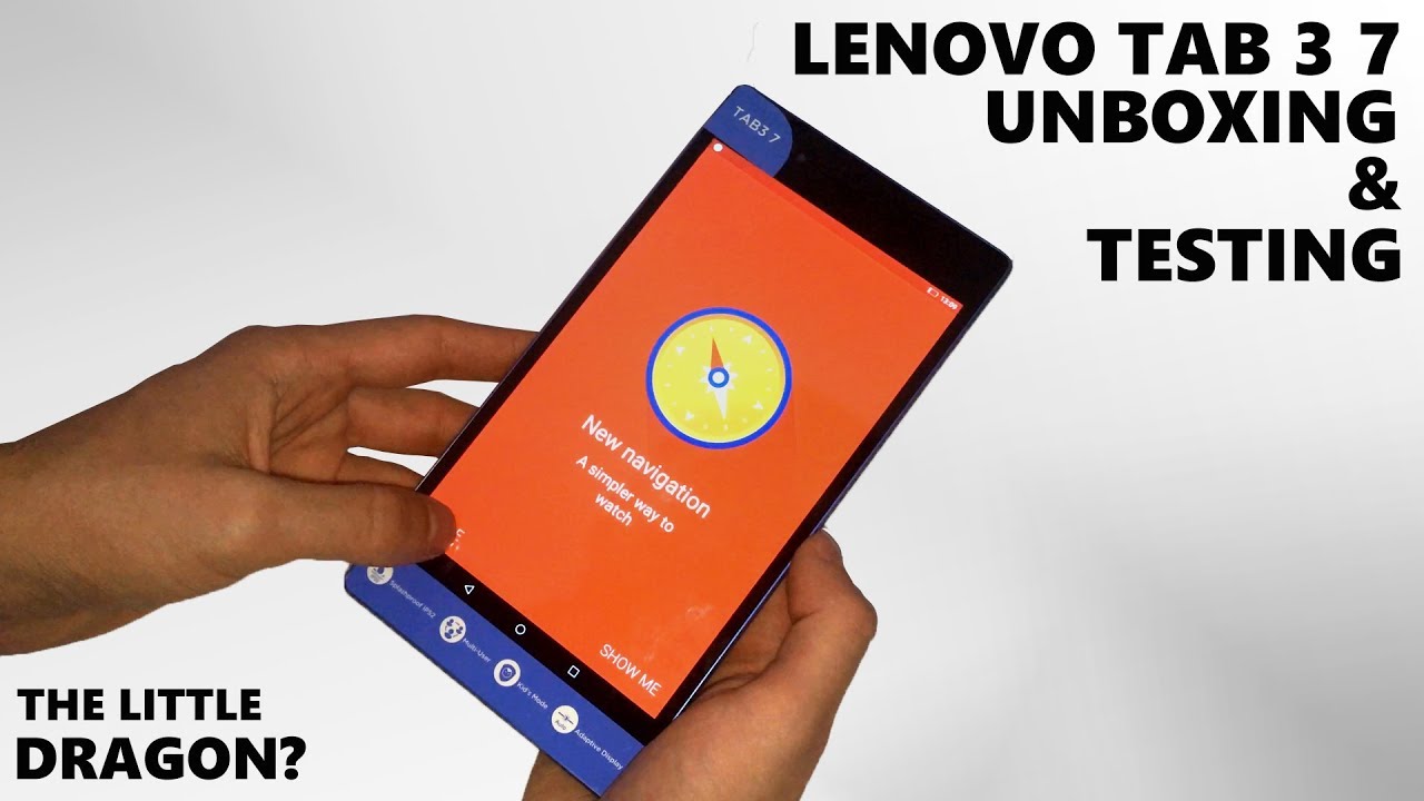 Lenovo Tab 3 7 Unboxing & Testing | 4K