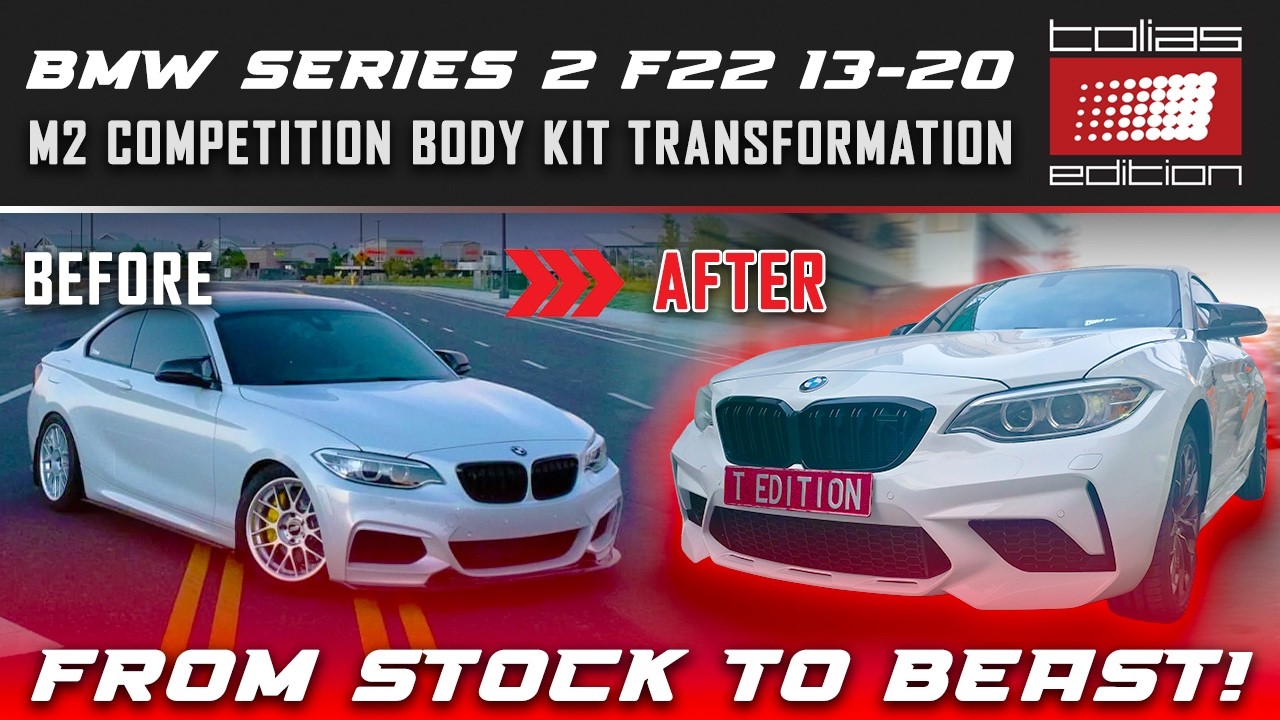 BMW SERIES 2 F22 13-20 ➜ M2 COMPETITION BODY KIT TRANSFORMATION by Tolias Edition