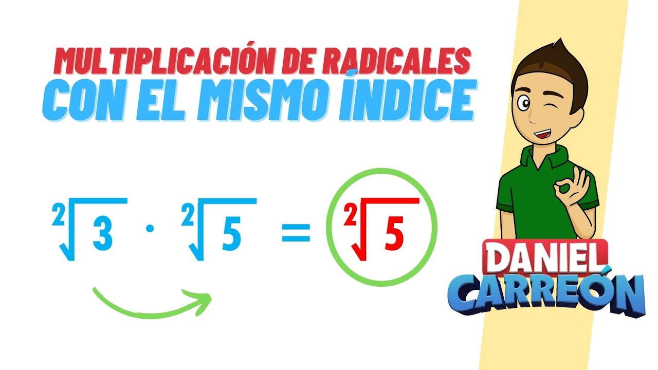 MULTIPLICACIÓN DE RADICALES CON EL MISMO ÍNDICE Super facil - Para principiantes