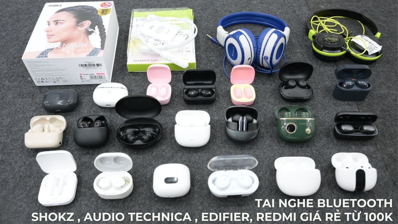Tai nghe bluetooth hàng đấu giá nhật nghe nhạc hay pin lâu giá rẻ từ 100k
