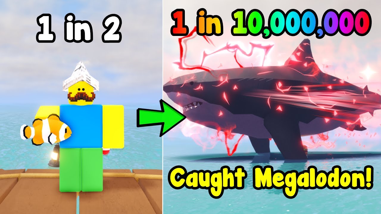 Прошёл путь от новичка до мастера в Fish It Roblox! Поймал редчайшего секретного мегалодона!