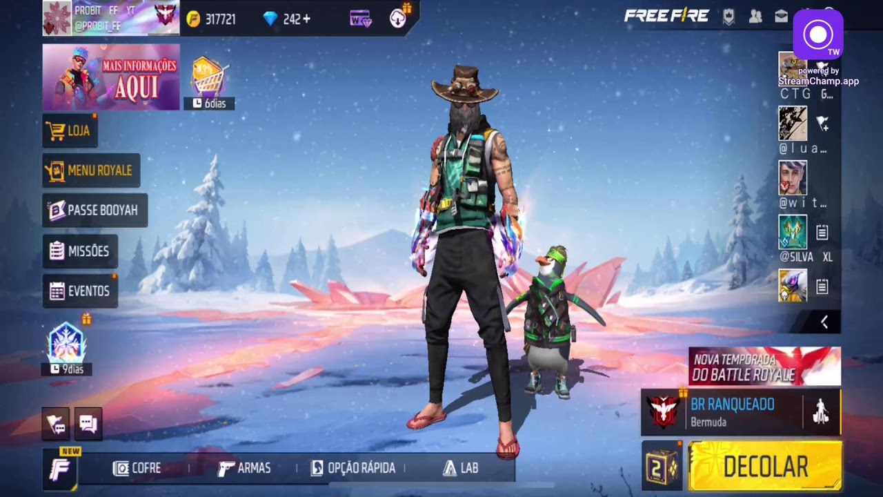 PROBIT FF AO VIVO FREE FIRE RANKED RUMO AO DESAFIANTE