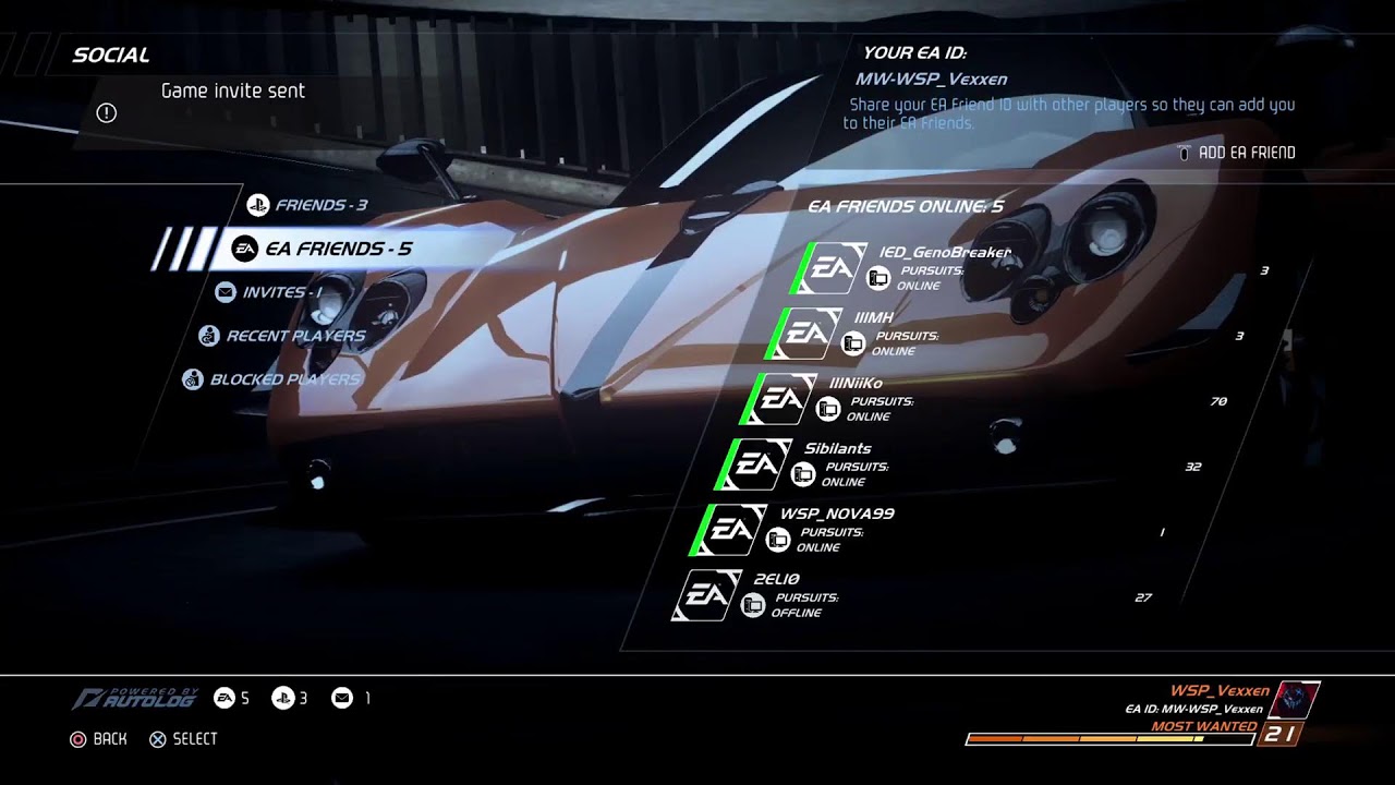 NFS Hot Pursuit Remastered Live |WSP|