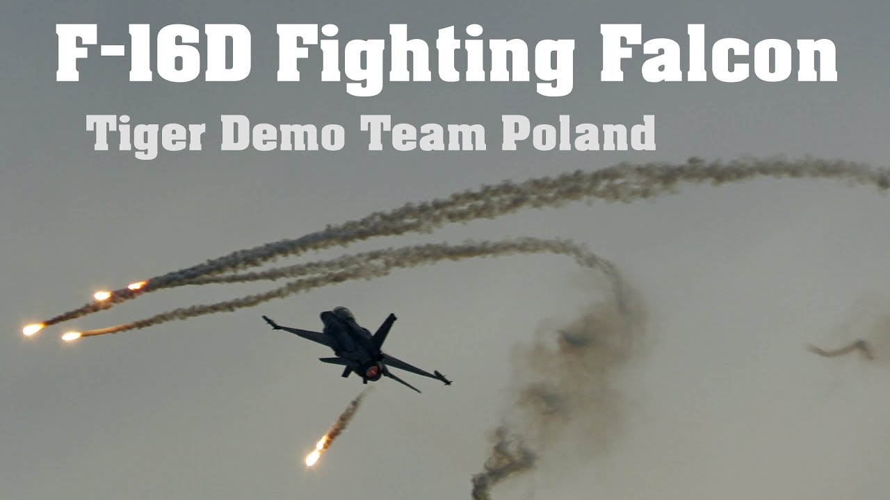 F-16D Fighting Falcon | Tiger Demo Team Poland | SIAF 2022 | 4K