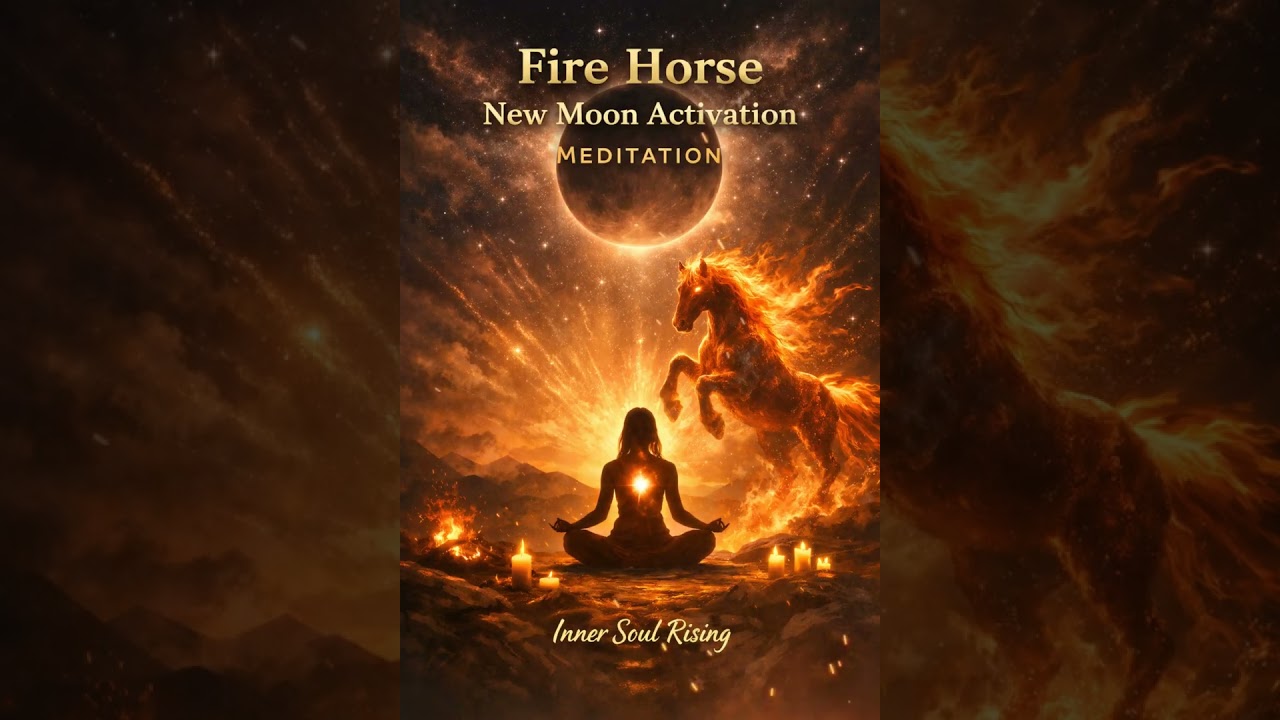 Fire Horse New Moon Activation Meditation 🔥 Guided Journey for Courage, Destiny & New Beginnings