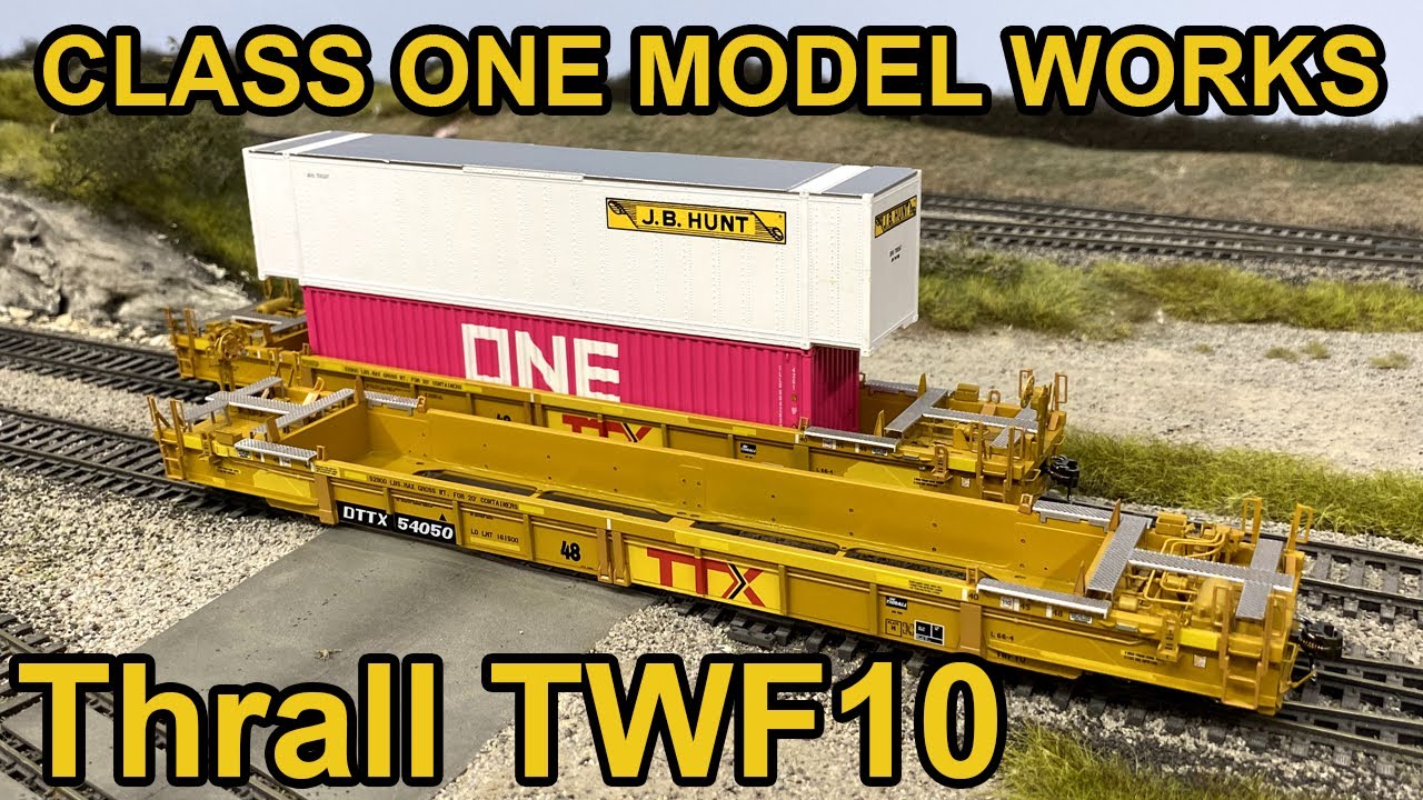 Review: Class One Model Works Thrall TWF10 Well Car [HO Scale]