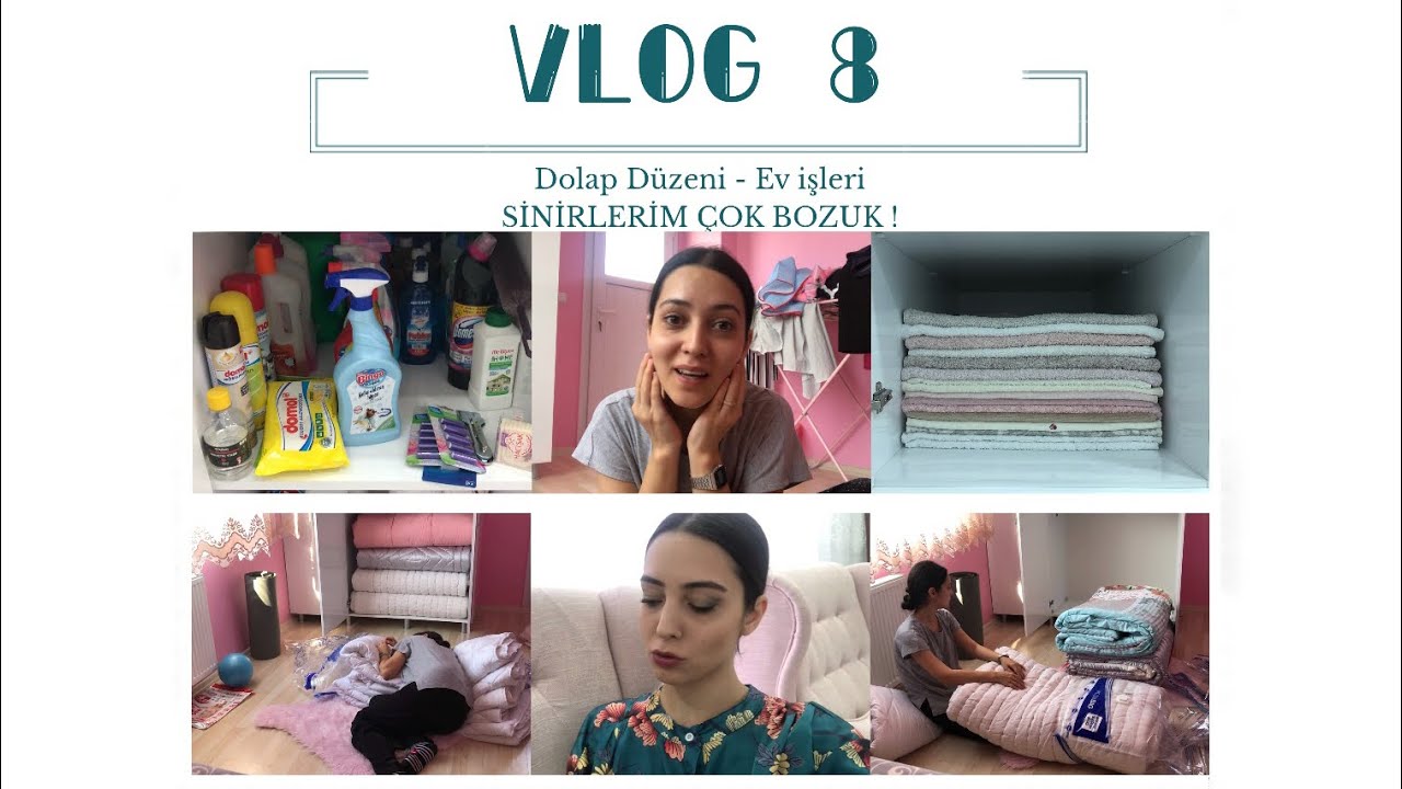 DOLAP DÜZENİ | SİNİRLERİM ÇOK BOZUK | EVİN İŞLERİ - ALIŞVERİŞİ | #VLOG  8