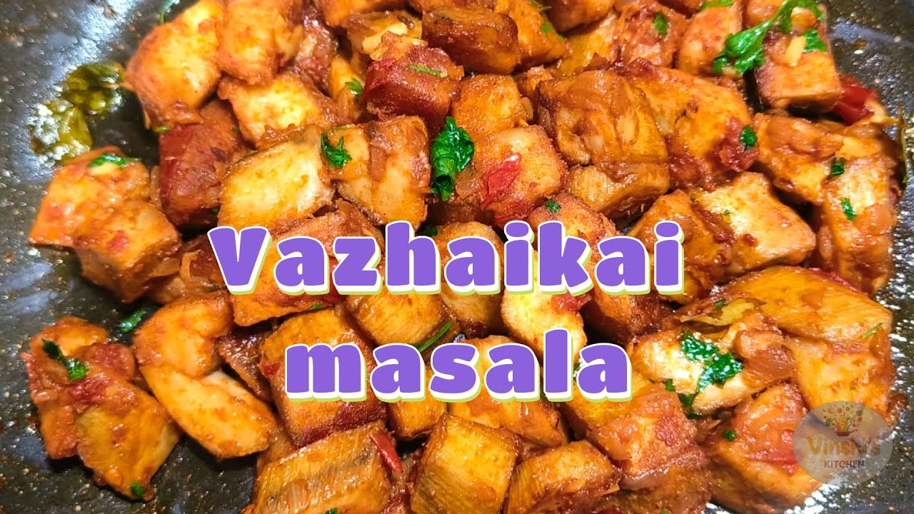 சுவையான வாழைக்காய் மசாலா..Raw banana Masala..😋😋
