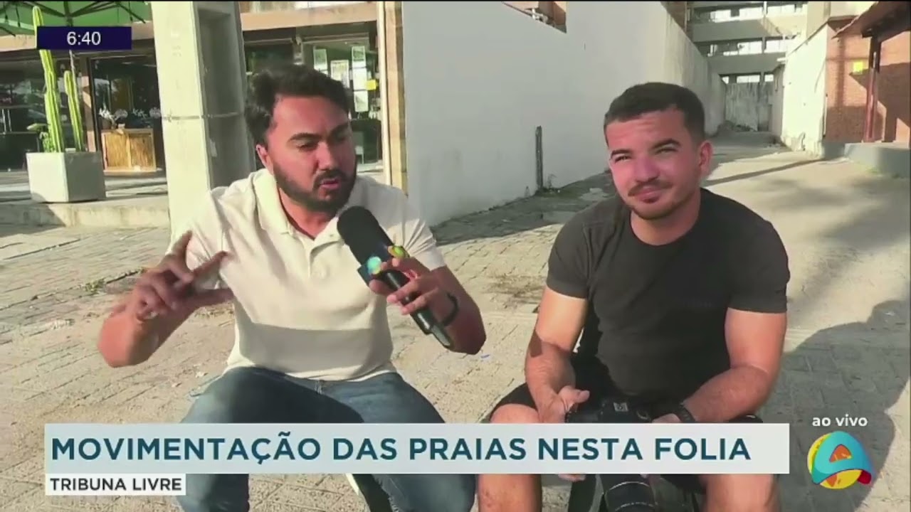 Tribuna Livre - Veja a movimentação da orla nesta folia