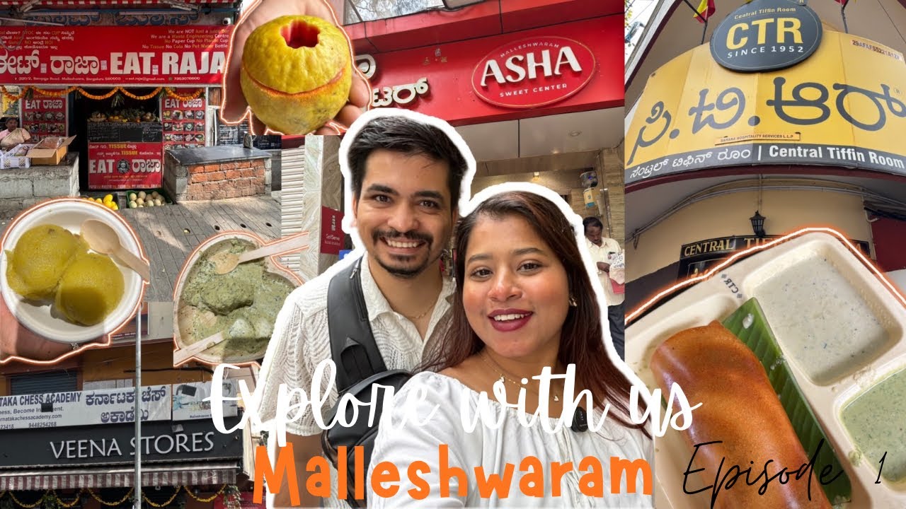 Malleshwaram Like a Local 🇮🇳 | Food, Market & Old Bangalore Charm | Explore With Us | Episode 1