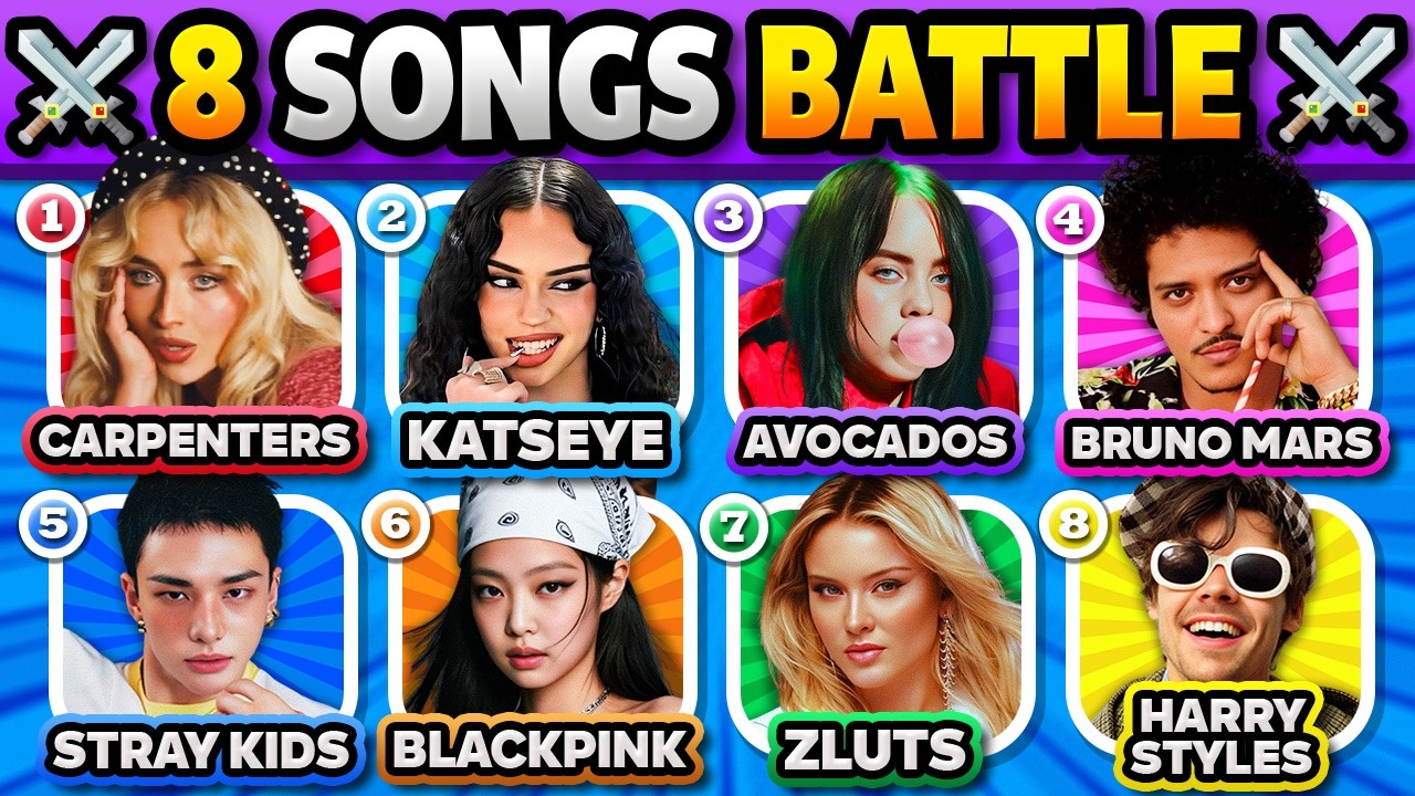 Save One Song 🎶 8 Songs Each per Round Battle | Music Quiz 2026