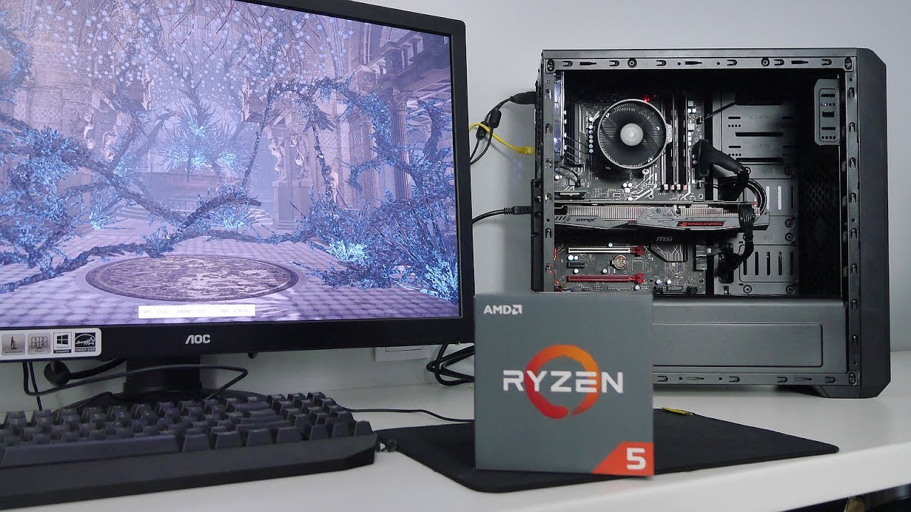 AMD Ryzen 1500X i GTX1060 test  w 6 grach i nie tylko