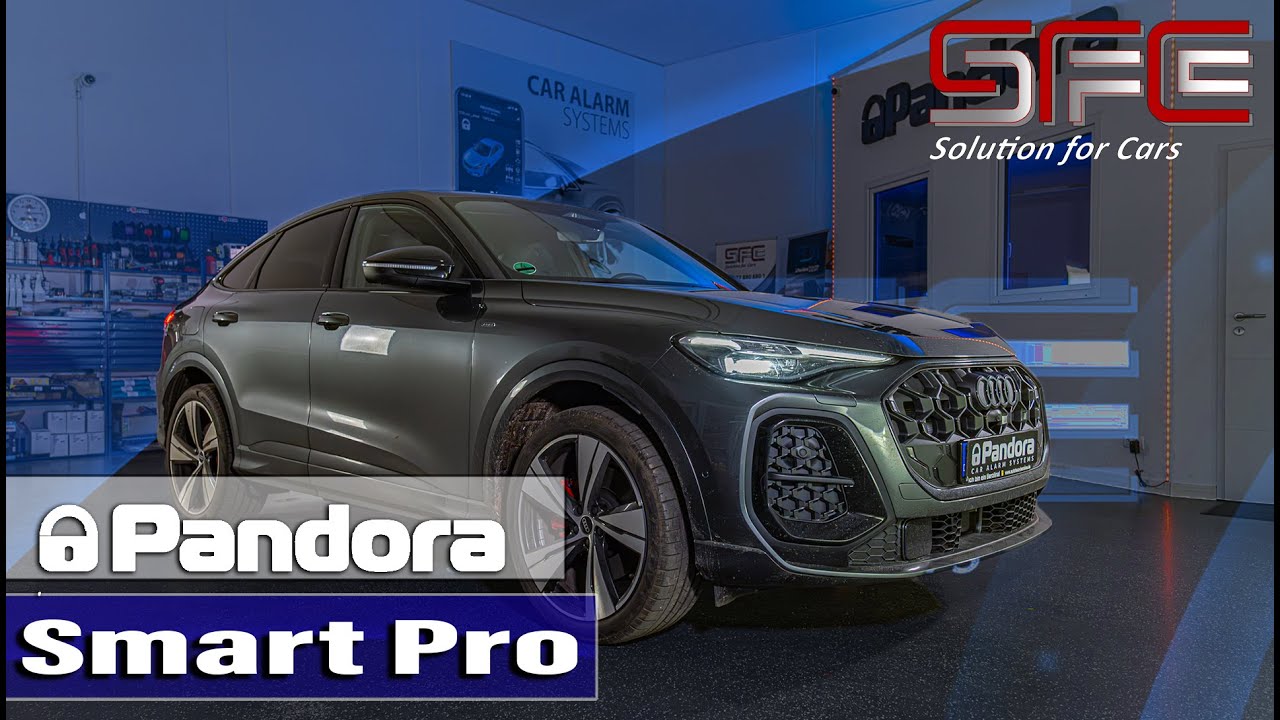 Der brandneue Audi Q5 e-tron wird abgesichert - PANDORA Alarmanlage
