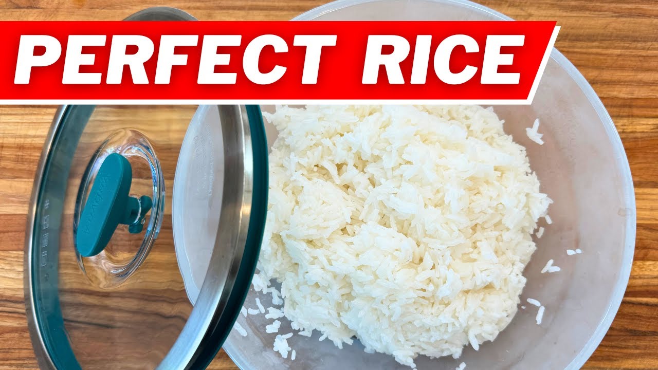 How To Cook Rice In The Microwave | Making Perfect White Rice Every Time
